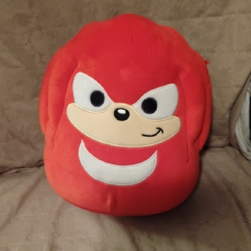 Medium Size Knuckles From Sonics Movie Red Plush Toy